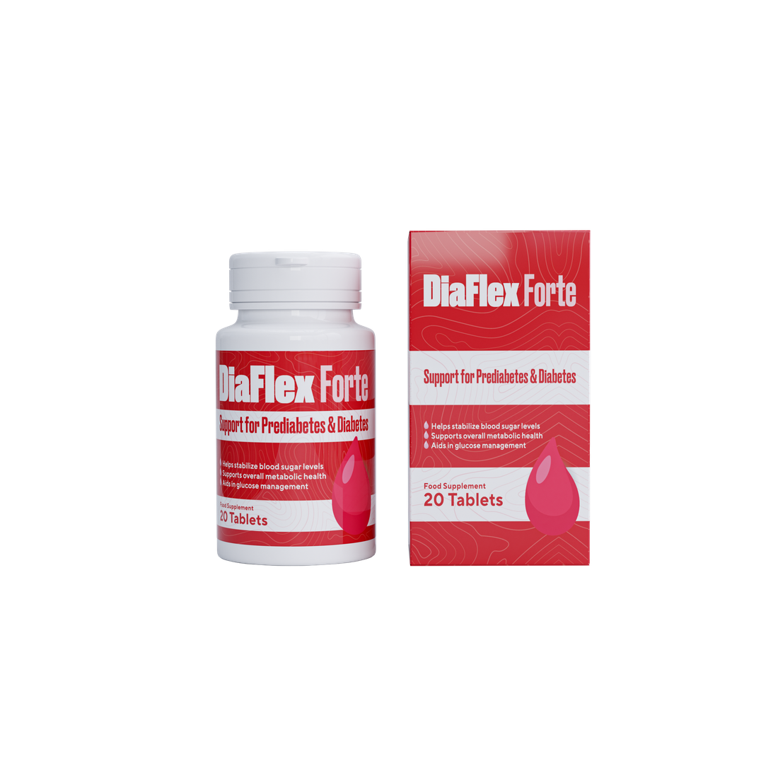 Complément alimentaire DiaFlex Forte, 20 comprimés